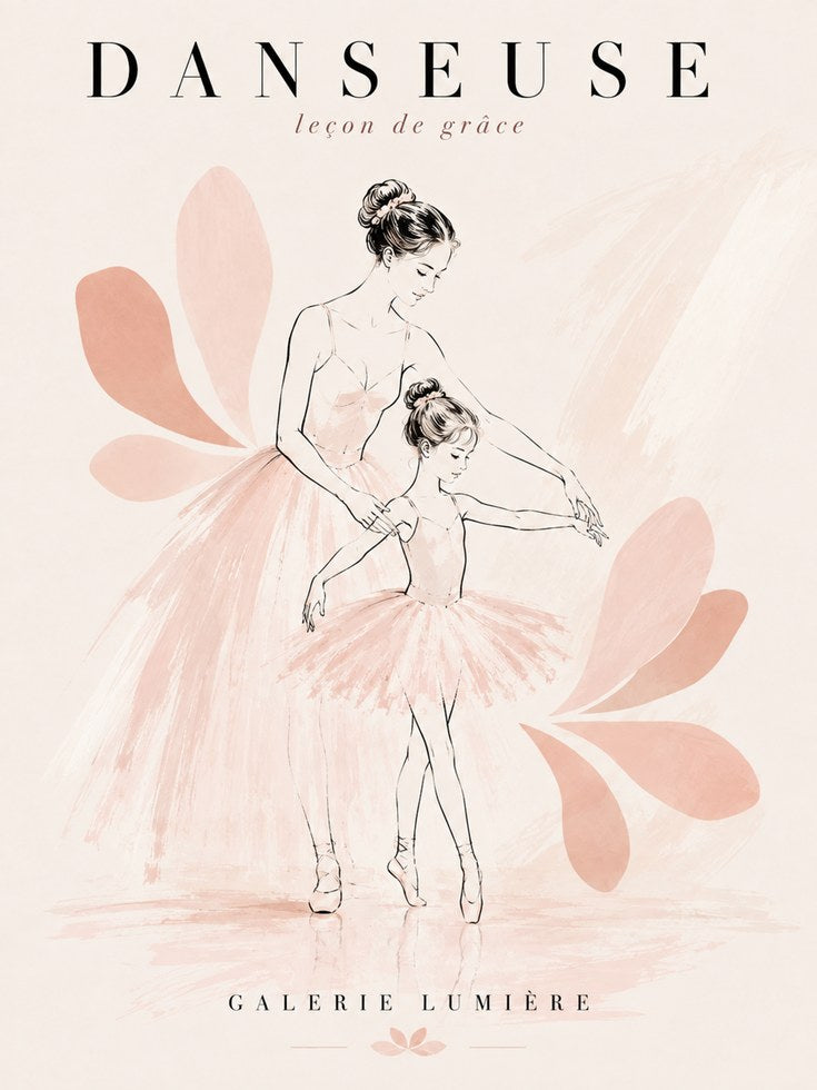 Ballet Wall Art – Ballerina Print - artwork on paper