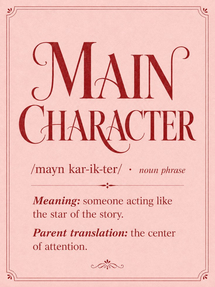 Main Character Wall Art - artwork on paper