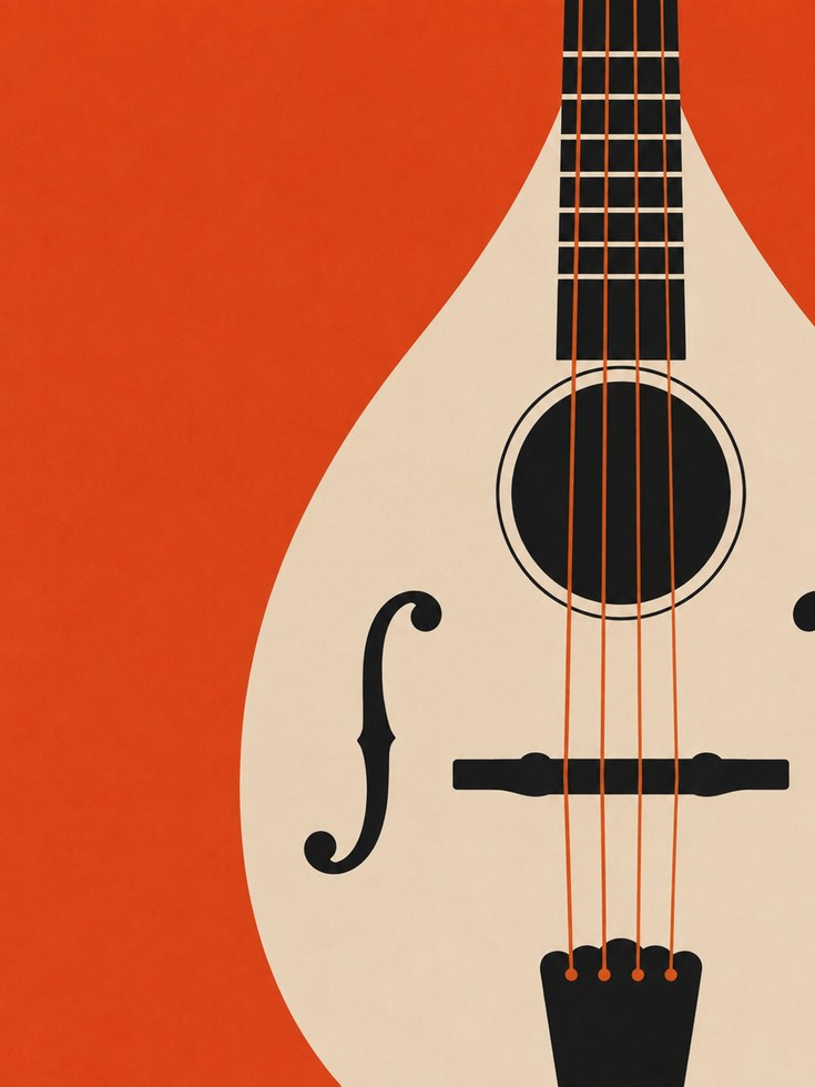 Acoustic Guitar Wall Art – Music Room Decor - artwork on paper