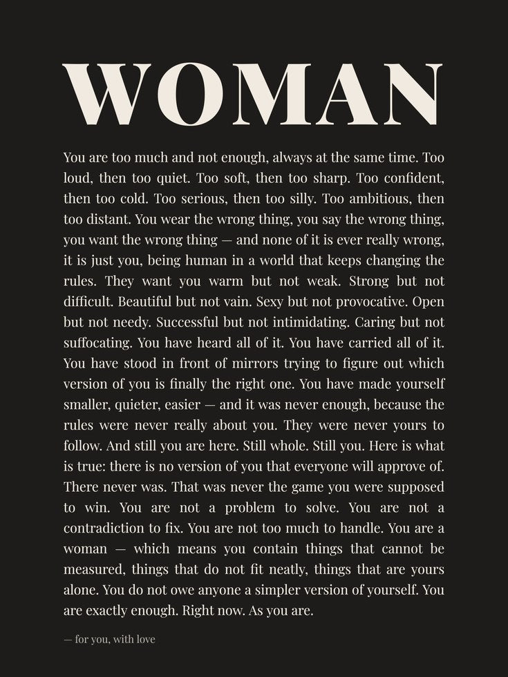Feminist Wall Art – Empowerment Quote Print - artwork on paper