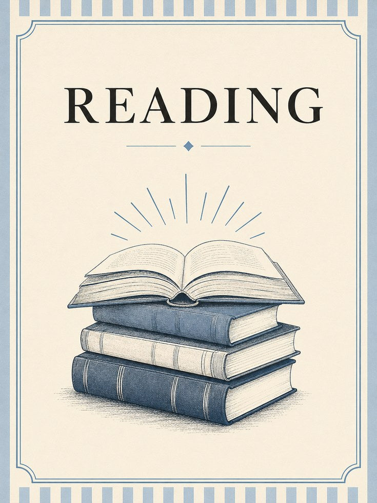 Library Wall Art – Book Lover Print - artwork on paper