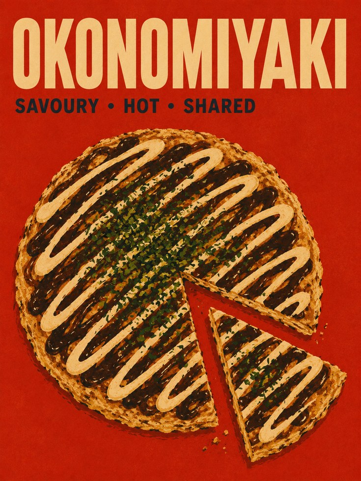 Japanese Food Poster - artwork on paper