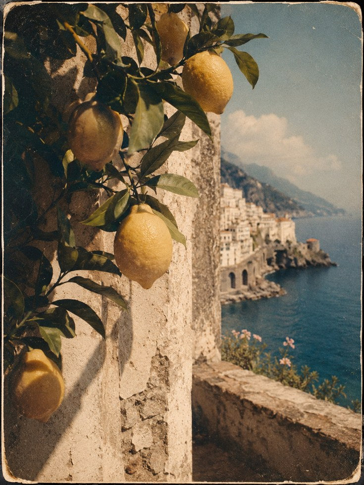Italian Lemon Wall Art - artwork on paper