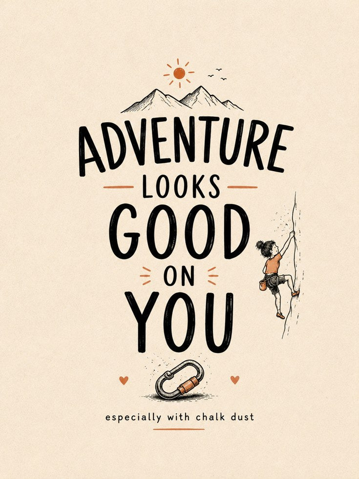 Adventure Quote Print – Mountain Wall Art - artwork on paper
