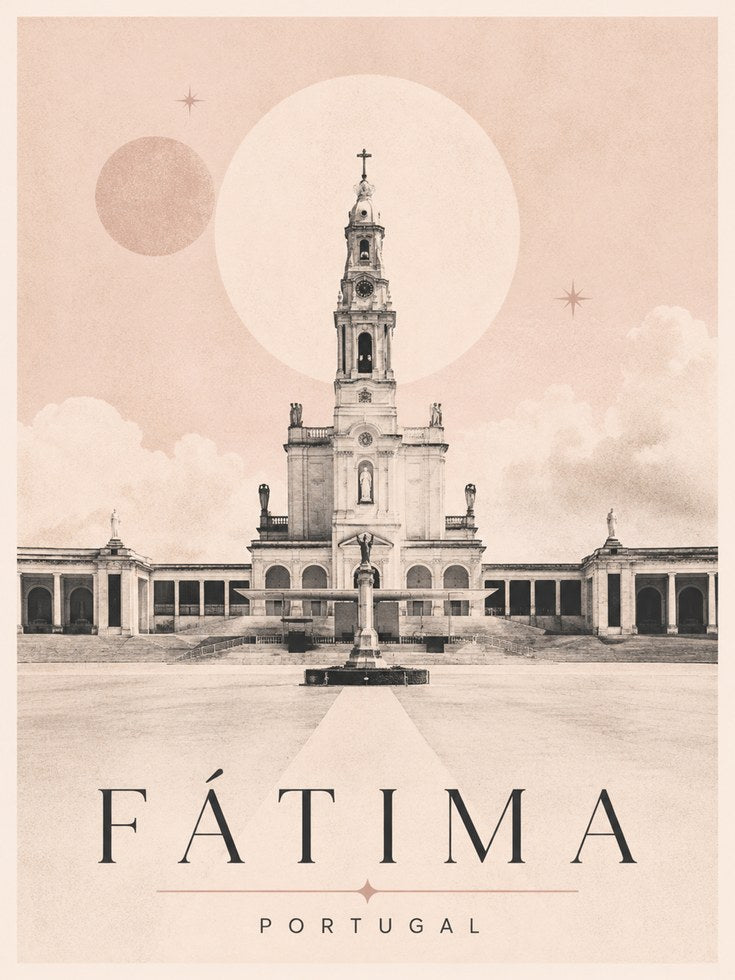 Fatima Portugal Poster – Travel Wall Art - artwork on paper