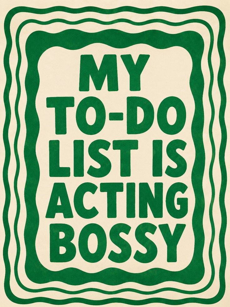 Motivational Typography Print - artwork on paper