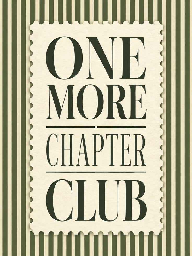 Book Club Wall Art – One More Chapter Print - artwork on paper