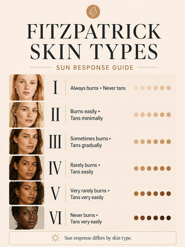 Skin Types Poster - artwork on paper