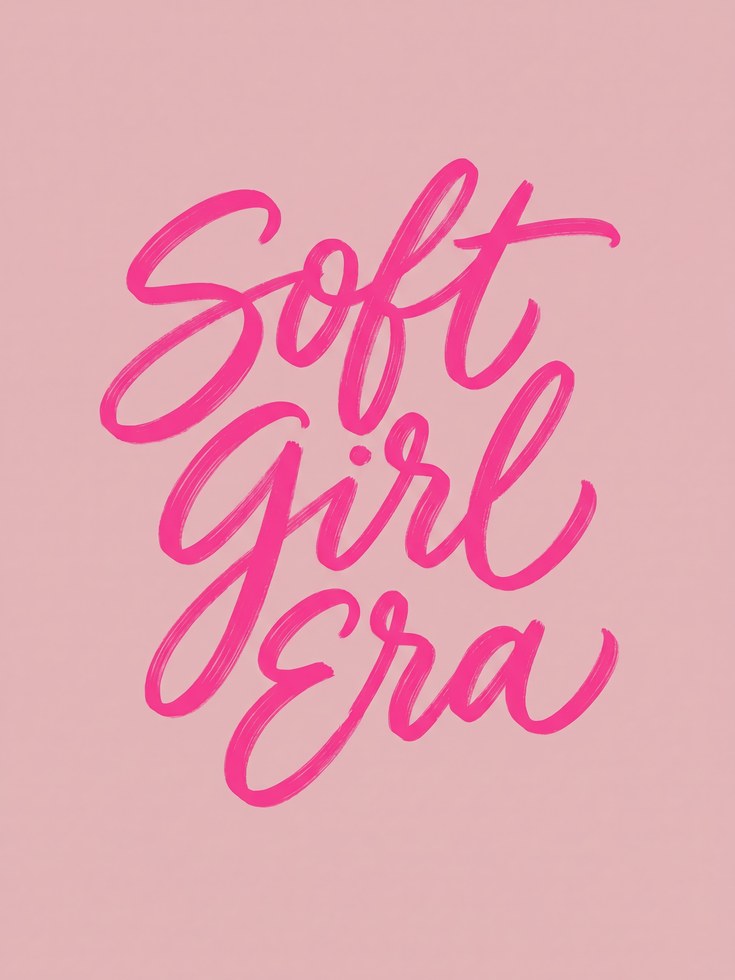 Soft Girl Era Poster - artwork on paper