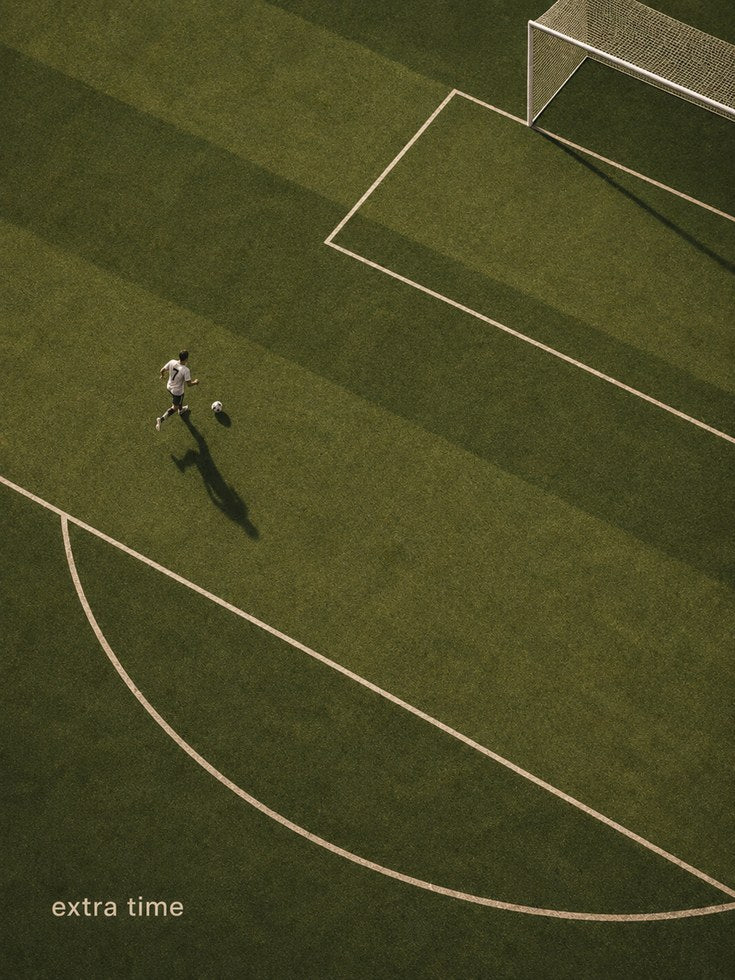 Soccer Field Wall Art – Football Pitch Poster - artwork on paper