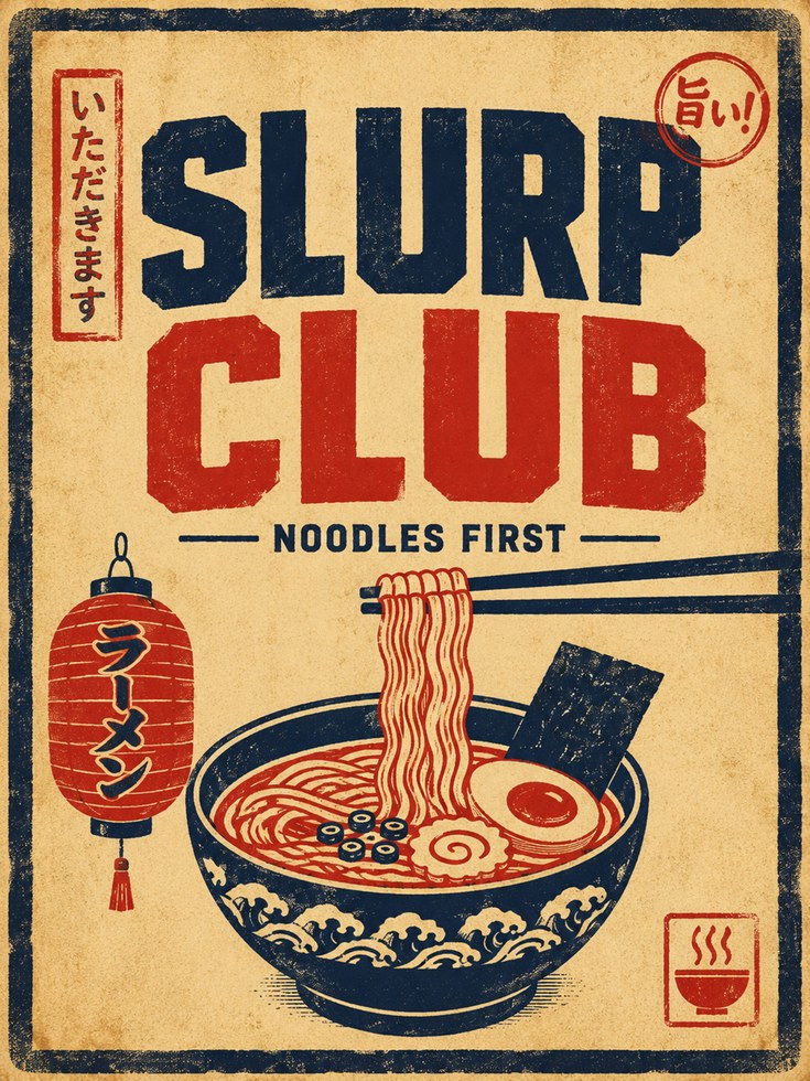 Ramen Wall Art – Japanese Kitchen Decor - artwork on paper