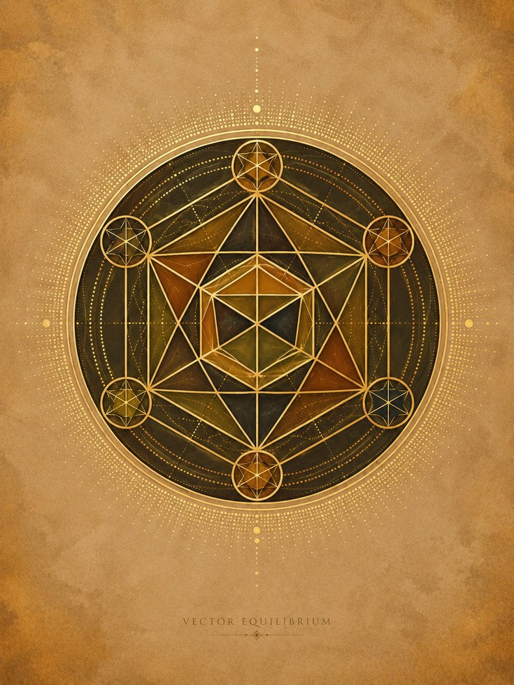 Metatron's Cube Art Print - artwork on paper