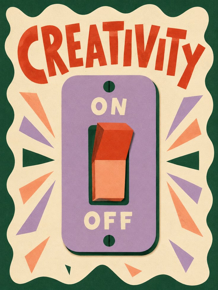 Creativity Wall Art – Motivational Print - artwork on paper