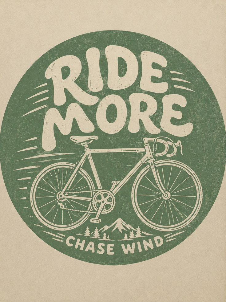 Retro Cycling Print - artwork on paper