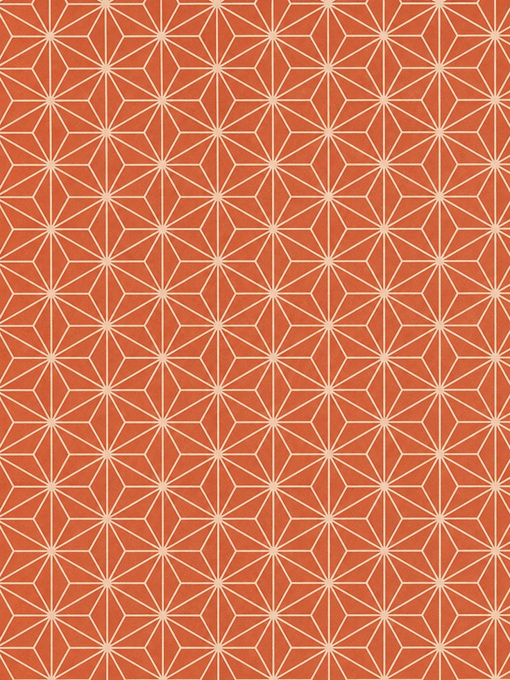 Asanoha Pattern Print: Japanese Geometric Design - artwork on paper