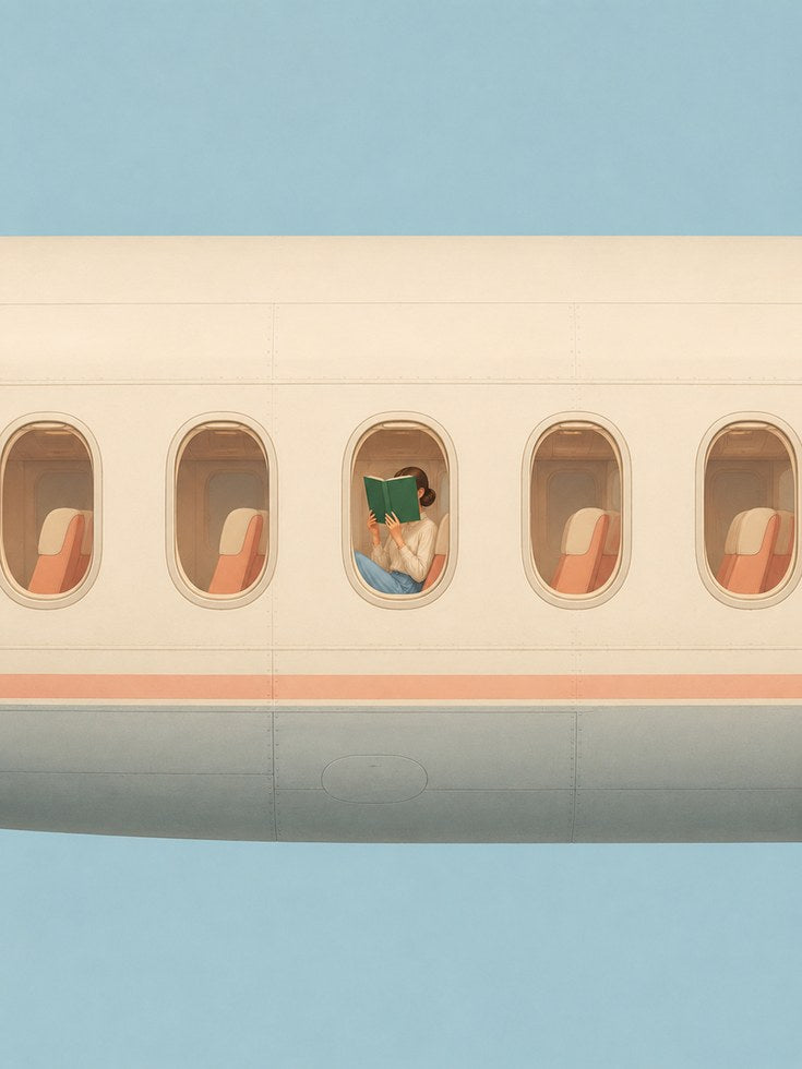 Airplane Window Wall Art – Travel Print - artwork on paper