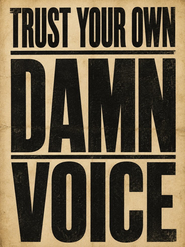 Motivational Quote Print - artwork on paper