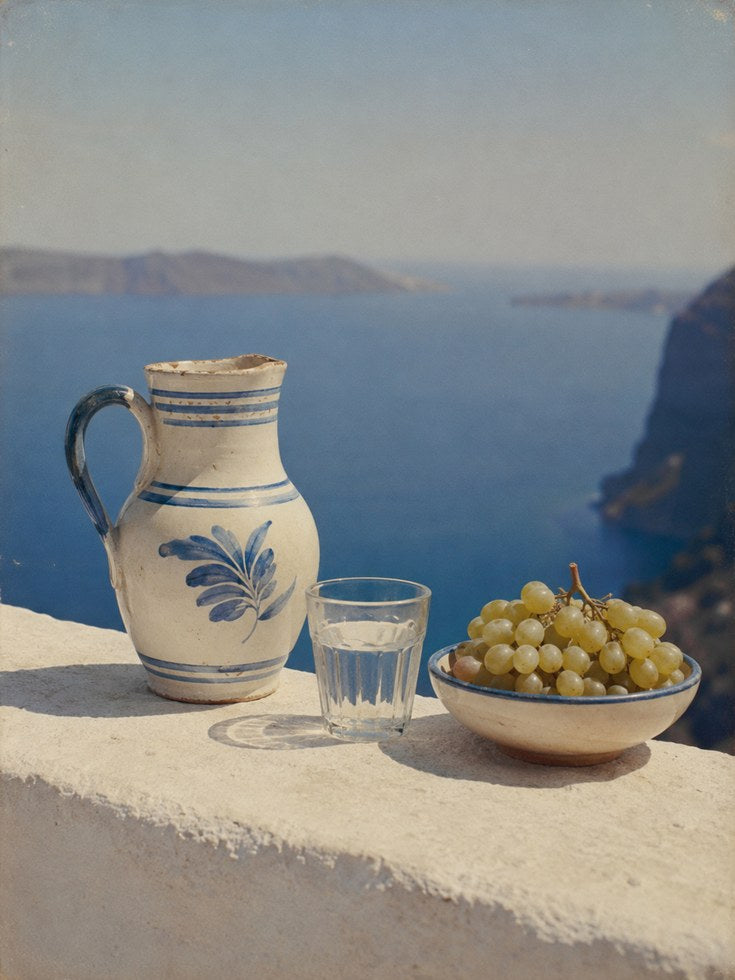 Mediterranean Still Life Art - artwork on paper