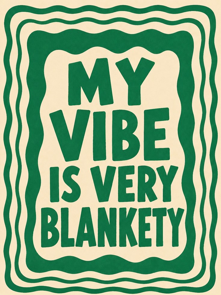 Retro Typography Print - artwork on paper