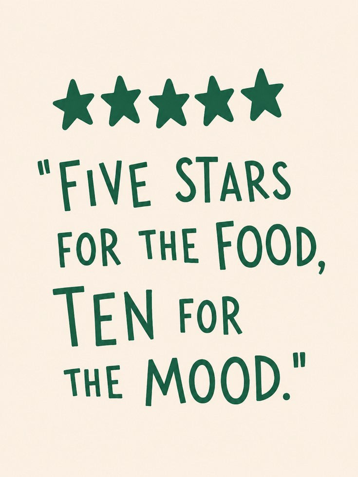 Kitchen Wall Art: Funny Restaurant Quote - artwork on paper