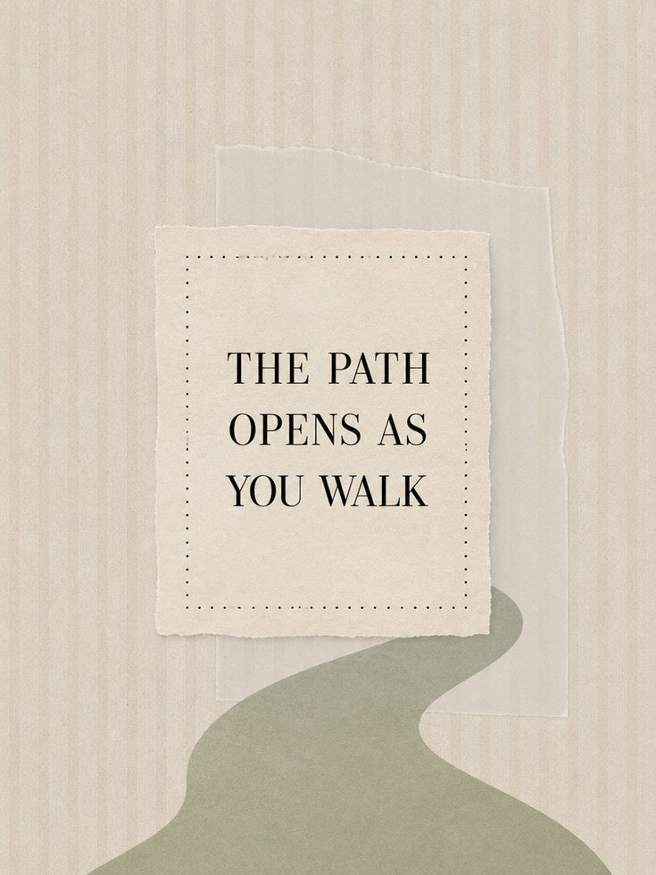 Motivational Quote Print - artwork on paper
