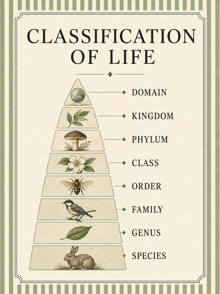 Biology Classroom Poster - artwork on paper