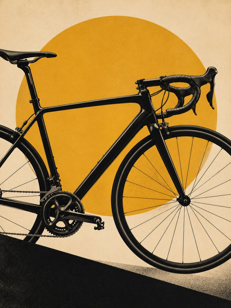Bicycle Wall Art – Cycling Print - artwork on paper