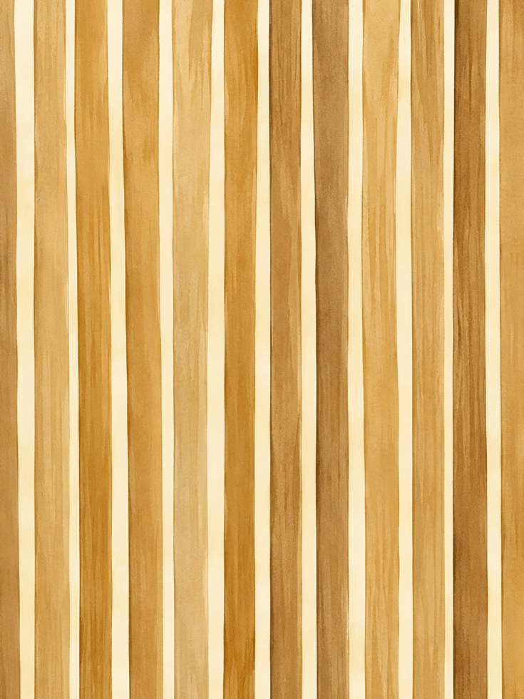 Warm Timber Stripes Wall Art: Natural Wood Grain Pattern - artwork on paper