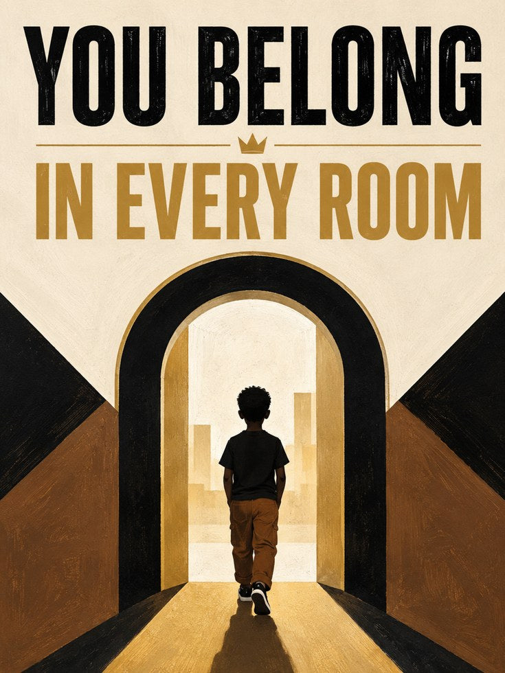 You Belong Wall Art – Motivational Print - artwork on paper