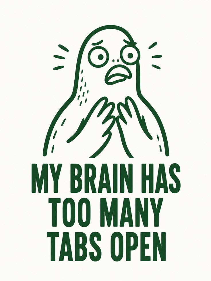 Bird Meme Wall Art: Quirky Office Humor - artwork on paper