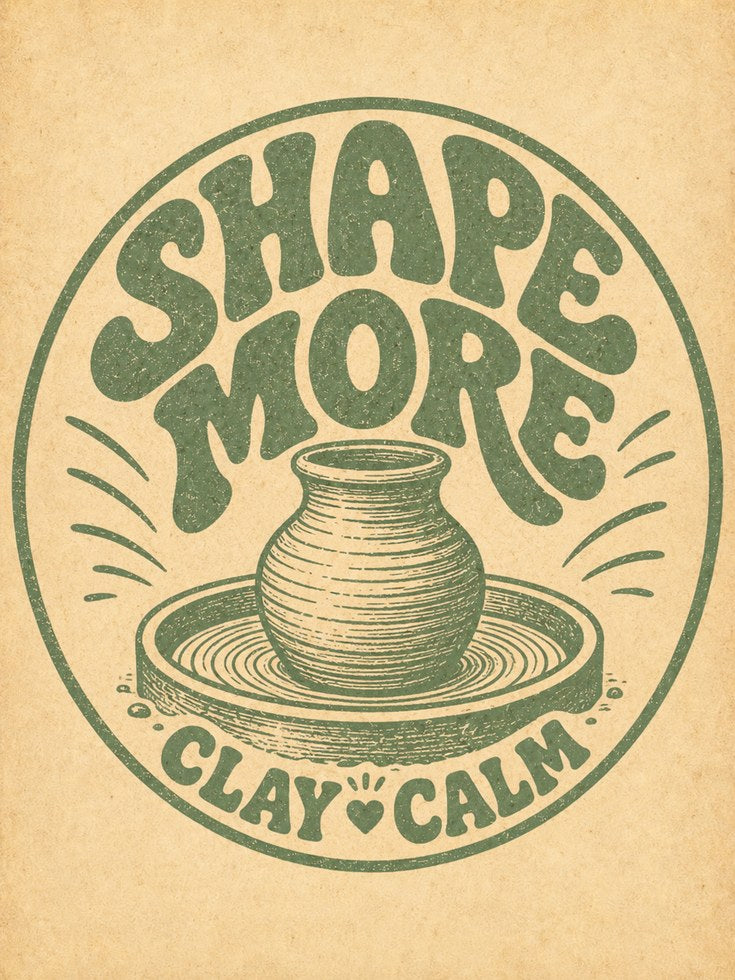 Pottery Print – Vintage Craft Art - artwork on paper