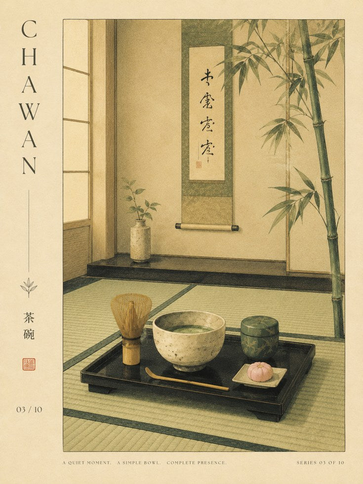 Japanese Tea Ceremony Print - artwork on paper