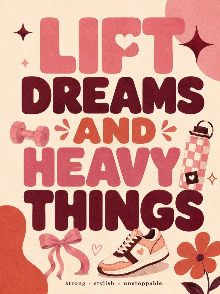 Fitness Wall Art: Inspirational Gym Quote - artwork on paper