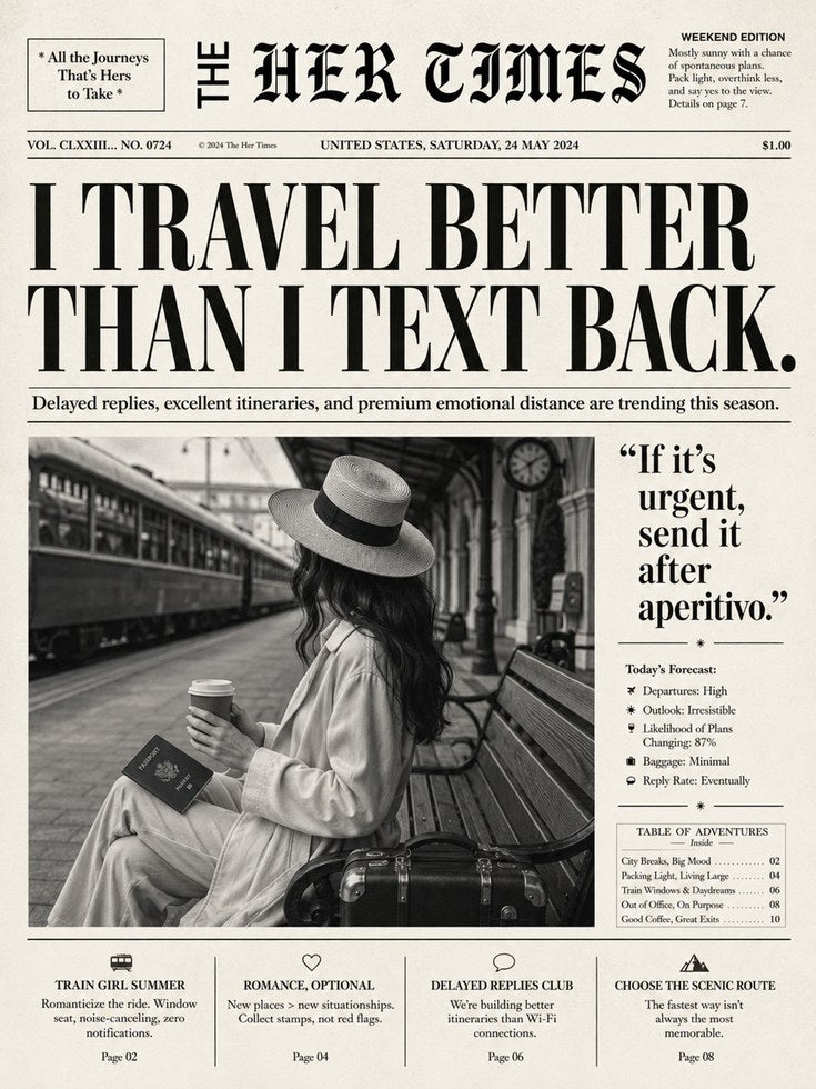 Train Station Travel Poster: Vintage Black and White Photography - artwork on paper