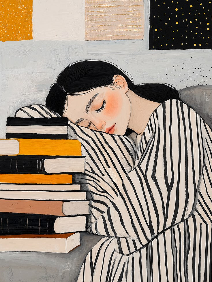 Cozy Reading Wall Art - artwork on paper