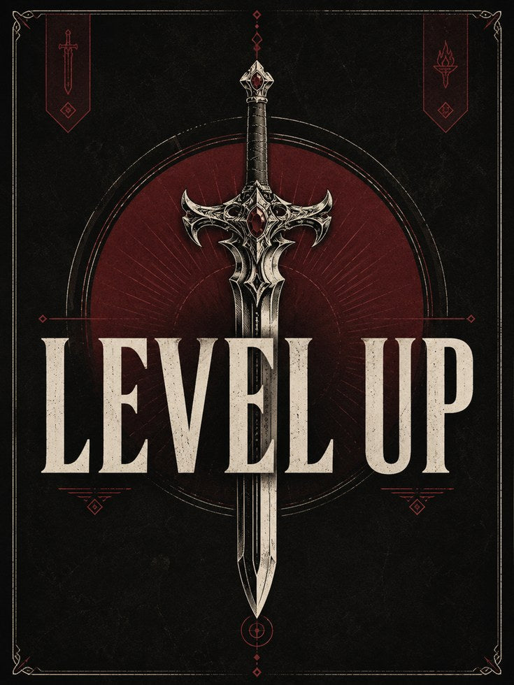 Fantasy Sword Poster - artwork on paper