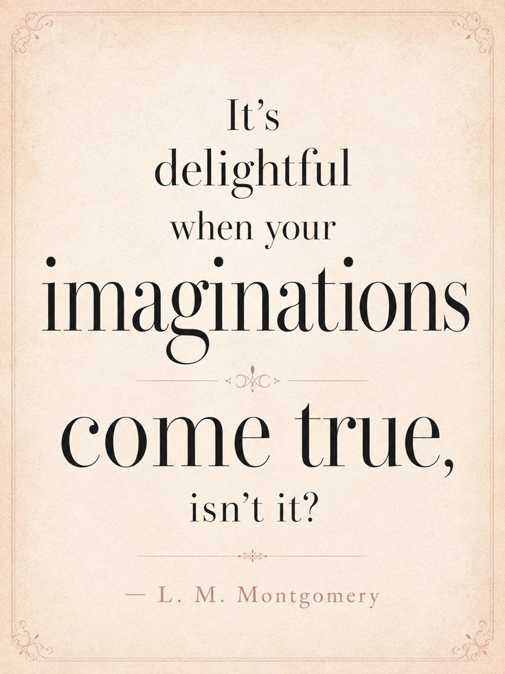 Imagination Quote Print – Literary Wall Art - artwork on paper