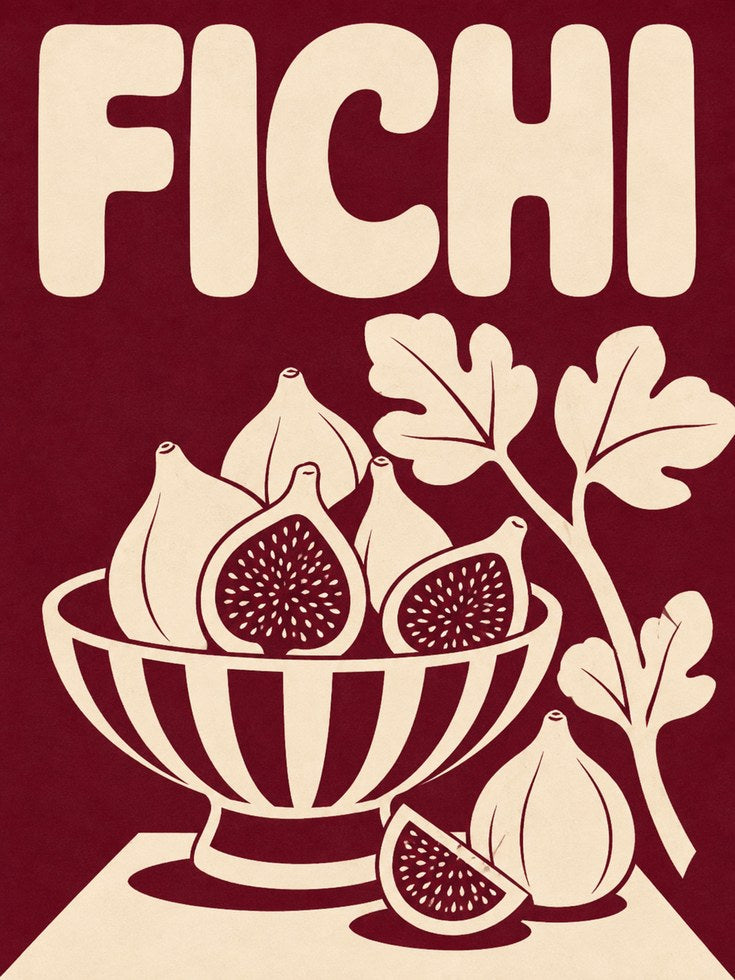 Fig Fruit Wall Art - artwork on paper