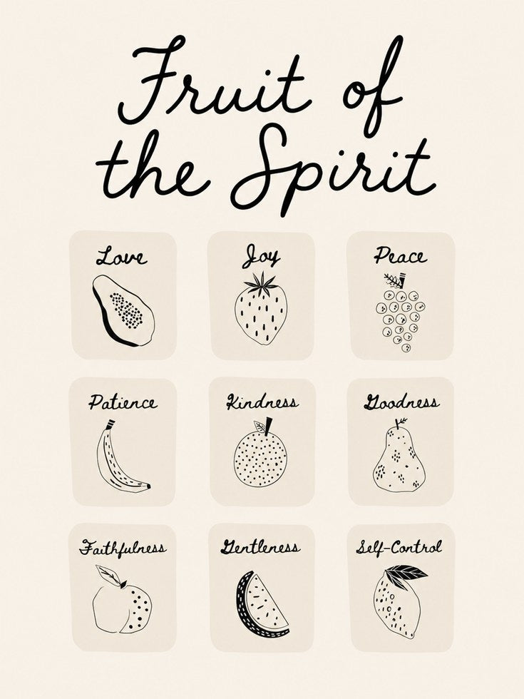 Fruit of the Spirit Print - artwork on paper