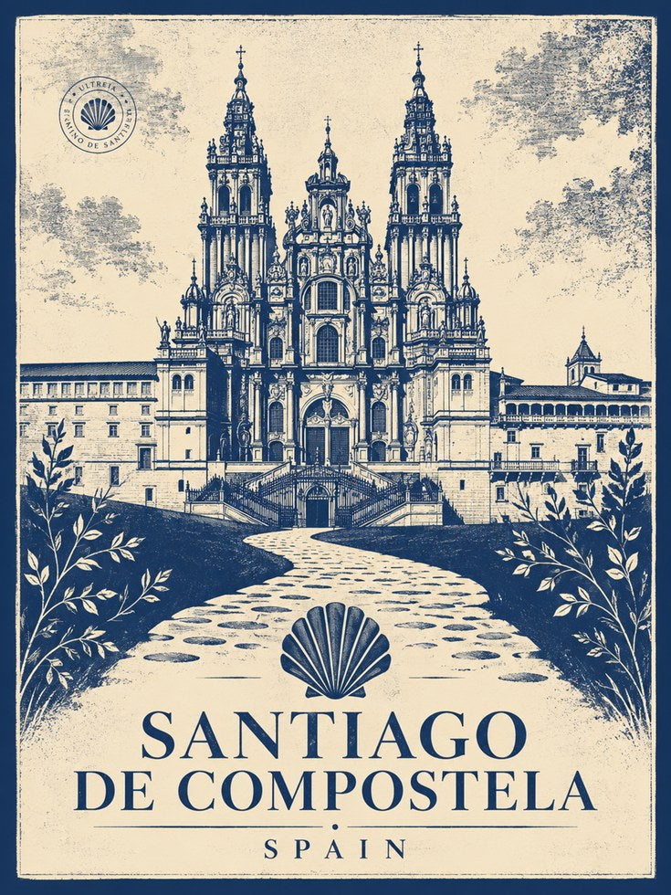 Spain Travel Poster - artwork on paper
