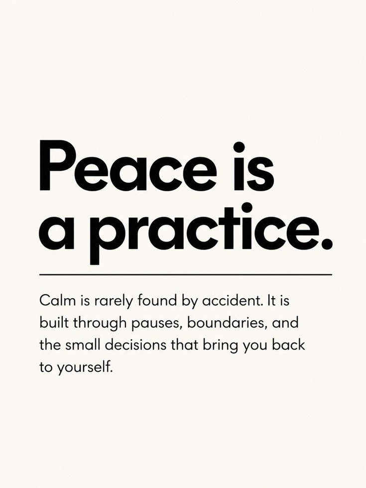 Typography Wall Art: Modern Minimalist Mindfulness Quote - artwork on paper