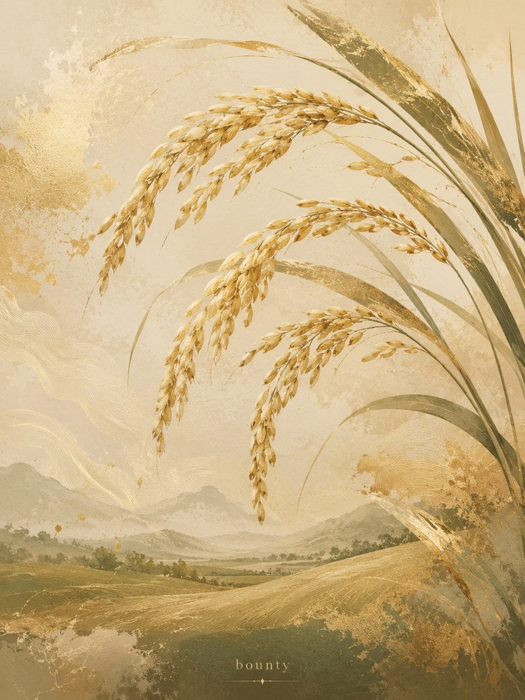 Wheat Botanical Print – Harvest Wall Art - artwork on paper