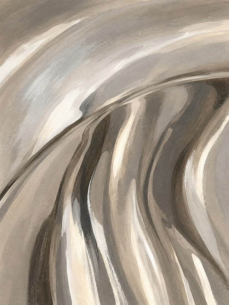 Neutral Abstract Wall Art – Modern Marble Print - artwork on paper