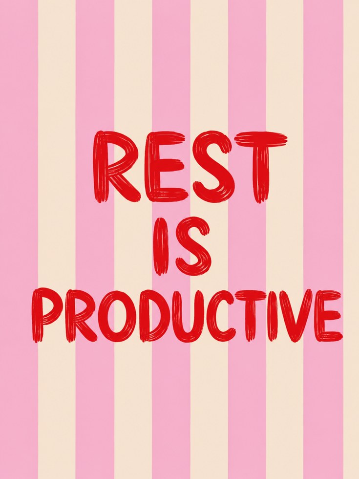 Motivational Wall Art Print: Bold Red Typography - artwork on paper