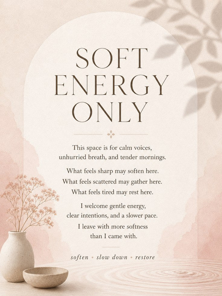 Calm Space Wall Art – Mindfulness Print - artwork on paper