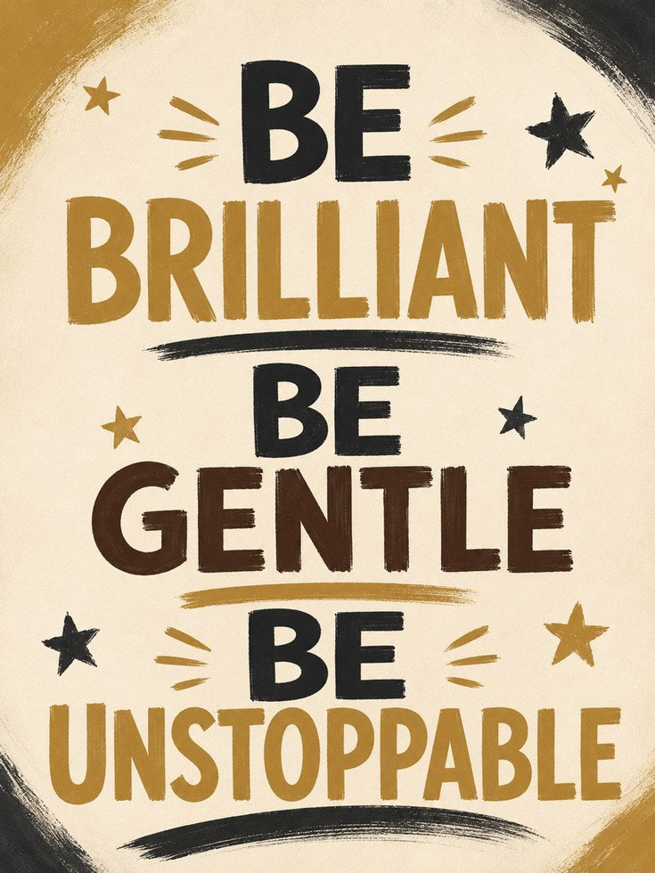 Motivational Wall Art - artwork on paper