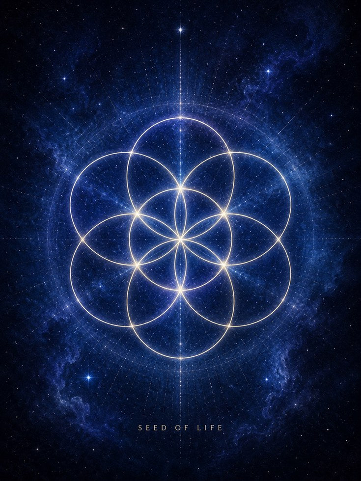 Seed of Life Wall Art - artwork on paper