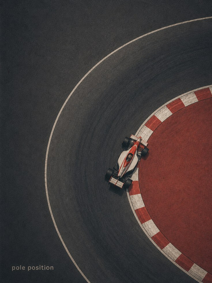 Racing Wall Art – Motorsport Track Print - artwork on paper