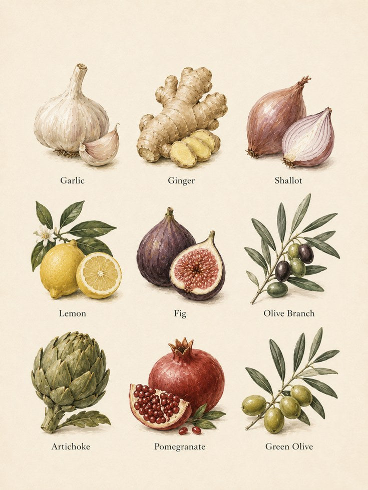 Kitchen Botanical Print - artwork on paper