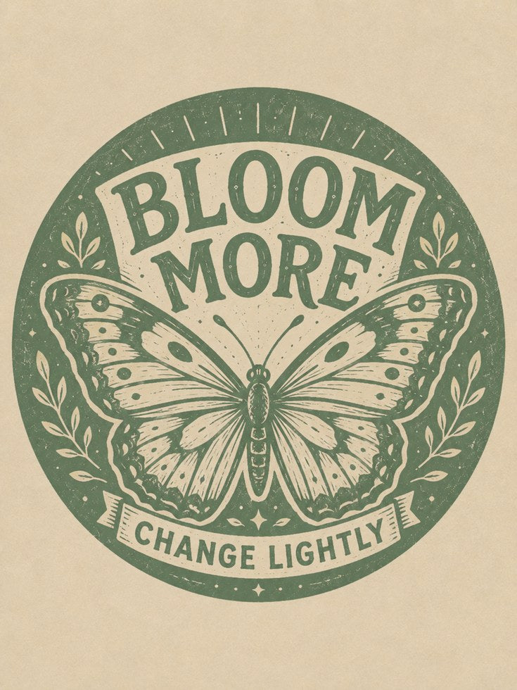 Motivational Wall Art: Butterfly Illustration - artwork on paper